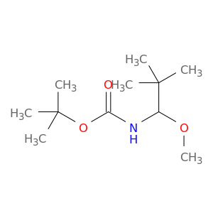 Carbamic acid, (1-methoxy-2,2-dimethylpropyl)-, 1,1-dimethylethyl ester
