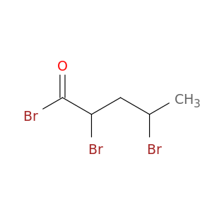 Pentanoyl bromide, 2,4-dibromo-