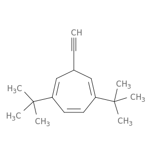 1,3,5-Cycloheptatriene, 2,5-bis(1,1-dimethylethyl)-7-ethynyl-