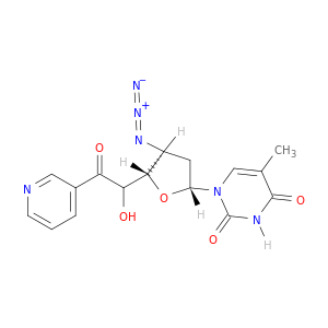 Thymidine,3'-azido-3'-deoxy-, 5'-(3-pyridinecarboxylate) (9CI)