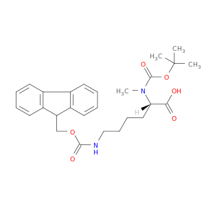 (S)-6-((((9H-Fluoren-9-yl)methoxy)carbonyl)amino)-2-((tert-butoxycarbonyl)(methyl)amino)hexanoic acid
