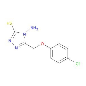 4-氨基-5-[(4-氯苯氧基)甲基]-2,4-二氢-3H-1,2,4-三唑-3-Thione
