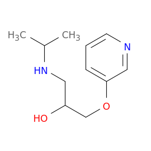 2-Propanol, 1-[(1-methylethyl)amino]-3-(3-pyridinyloxy)-