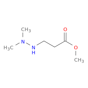 Propanoic acid, 3-(2,2-dimethylhydrazino)-, methyl ester
