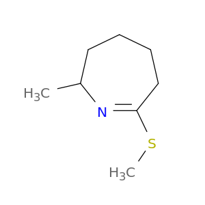 2H-Azepine, 3,4,5,6-tetrahydro-2-methyl-7-(methylthio)-