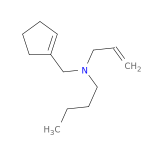 1-Cyclopentene-1-methanamine, N-butyl-N-2-propenyl-