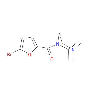 1,4-Diazabicyclo[3.2.2]nonane, 4-[(5-bromo-2-furanyl)carbonyl]-