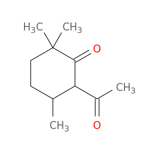 Cyclohexanone, 6-acetyl-2,2,5-trimethyl-