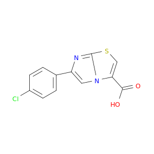 6-(4-氯苯基)咪唑并[2,1-B][1,3]噻唑-3-羧酸