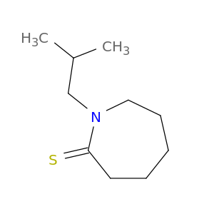2H-Azepine-2-thione, hexahydro-1-(2-methylpropyl)-