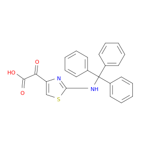 2-氧代-2-{2-[(三苯甲基)氨基]-1,3-噻唑-4-基}乙酸