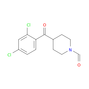 1-Piperidinecarboxaldehyde, 4-(2,4-dichlorobenzoyl)-