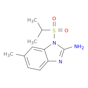 1H-Benzimidazol-2-amine, 6-methyl-1-[(1-methylethyl)sulfonyl]-