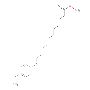 Undecanoic acid, 11-(4-ethenylphenoxy)-, methyl ester