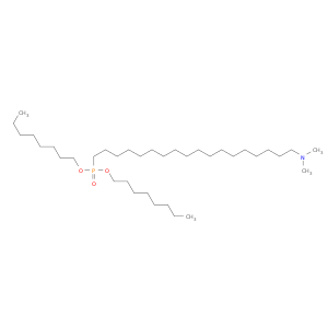 Phosphonic acid, [18-(dimethylamino)octadecyl]-, dioctyl ester