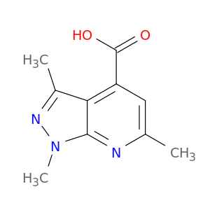 1,3,6-三甲基-1H-吡唑并[3,4-b]吡啶-4-羧酸