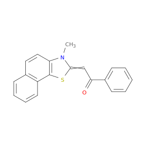 Ethanone, 2-(3-methylnaphtho[2,1-d]thiazol-2(3H)-ylidene)-1-phenyl-