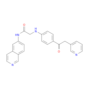 Acetamide, N-6-isoquinolinyl-2-[[4-[2-(3-pyridinyl)acetyl]phenyl]amino]-