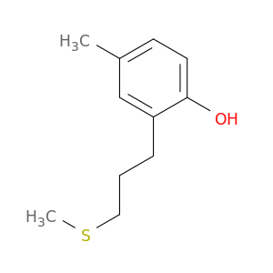 4-methyl-2-[3-(methylsulfanyl)propyl]phenol