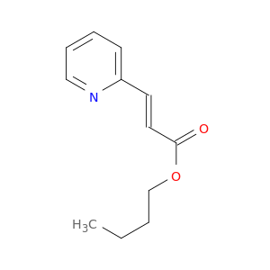 2-Propenoic acid, 3-(2-pyridinyl)-, butyl ester, (2E)-