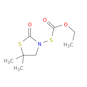 2-Thiazolidinone, 3-[(ethoxycarbonyl)thio]-5,5-dimethyl-