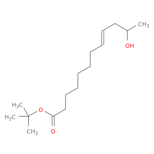 8-Dodecenoic acid, 11-hydroxy-, 1,1-dimethylethyl ester, (E)-
