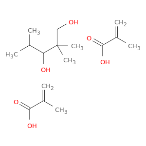 2-丙烯酸,2-甲基-1,1'-[2,2-二甲基-1-(1-甲乙基)-1,3-丙二酰]酯