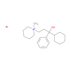 1-(3-CYCLOHEXYL-3-HYDROXY-3-PHENYLPROPYL)-1-METHYLPIPERIDINIUM BROMIDE
