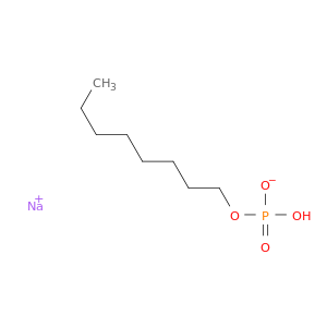 Phosphoric acid,monooctyl ester, monosodium salt (8CI,9CI)