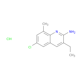 2-Amino-6-chloro-3-ethyl-8-methylquinoline hydrochloride