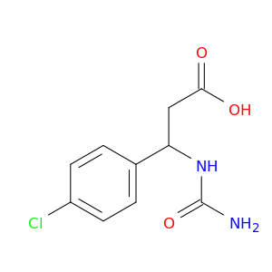 3-(4-Chlorophenyl)-3-ureidopropanoic acid