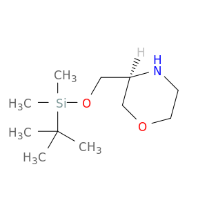 Morpholine, 3-[[[(1,1-dimethylethyl)dimethylsilyl]oxy]methyl]-, (3S)-