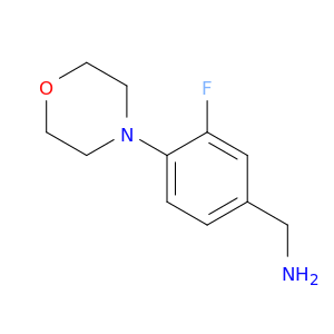 [3-fluoro-4-(morpholin-4-yl)phenyl]methanamine