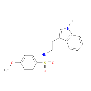 Benzenesulfonamide, N-[2-(1H-indol-3-yl)ethyl]-4-methoxy-