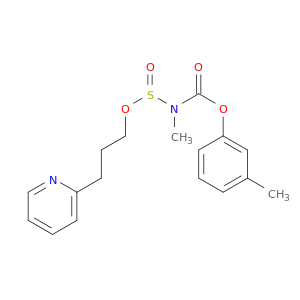 METHYL((3-(PYRIDIN-2-YL)PROPOXY)SULFINYL)CARBAMIC ACID 3-METHYLPHENYL ESTER