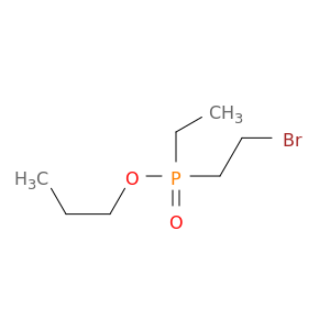 Phosphinic acid, (2-bromoethyl)ethyl-, propyl ester