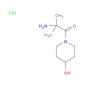 1-丙酮,2-氨基-1-(4-羟基-1-哌啶基)-2-甲基-,盐酸盐(1：1)