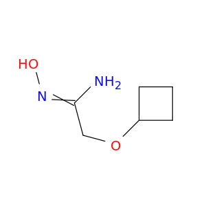 2-Cyclobutoxy-N'-hydroxyethanimidamide