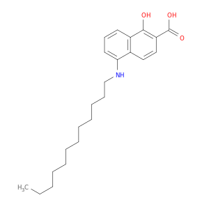 2-Naphthalenecarboxylic acid, 5-(dodecylamino)-1-hydroxy-
