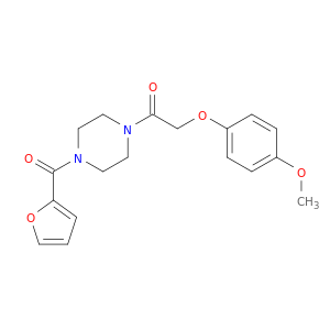 1-[4-(2-furoyl)piperazin-1-yl]-2-(4-methoxyphenoxy)ethanone