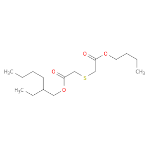乙酸,[(2-丁氧基-2-氧乙基)硫代]-,2-乙基己酯