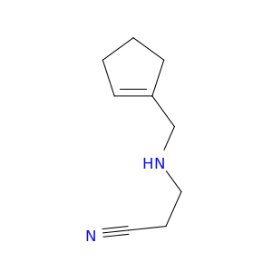 Propanenitrile,3-(1-cyclopenten-1-ylmethylamino)-