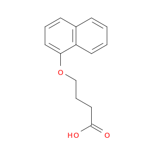 Butanoic acid, 4-(1-naphthalenyloxy)-