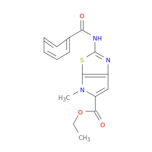 ETHYL 2-(BENZOYLAMINO)-4-METHYL-4H-PYRROLO[3,2-D][1,3]THIAZOLE-5-CARBOXYLATE