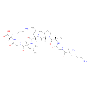 L-Lysine, L-lysylglycyl-L-alanyl-L-prolyl-L-leucyl-L-leucylglycyl-