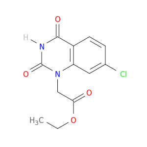 1(2H)-Quinazolineaceticacid, 7-chloro-3,4-dihydro-2,4-dioxo-, ethyl ester