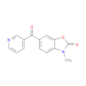 2(3H)-Benzoxazolone, 3-methyl-6-(3-pyridinylcarbonyl)-