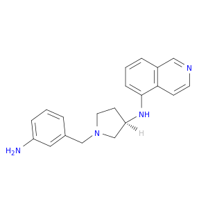 5-Isoquinolinamine, N-[(3R)-1-[(3-aminophenyl)methyl]-3-pyrrolidinyl]-