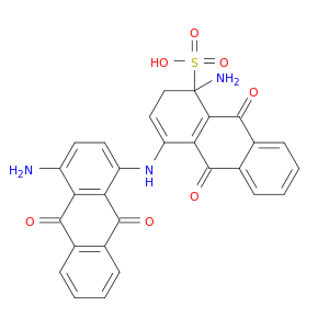 1-AMINO-4-((4-AMINO-9,10-DIHYDRO-9,10-DIOXO-1-ANTHRYL)AMINO)-9,10-DIHYDRO-9,10-DIOXOANTHRACENESULFONIC ACID