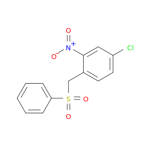 Benzene, 4-chloro-2-nitro-1-[(phenylsulfonyl)methyl]-